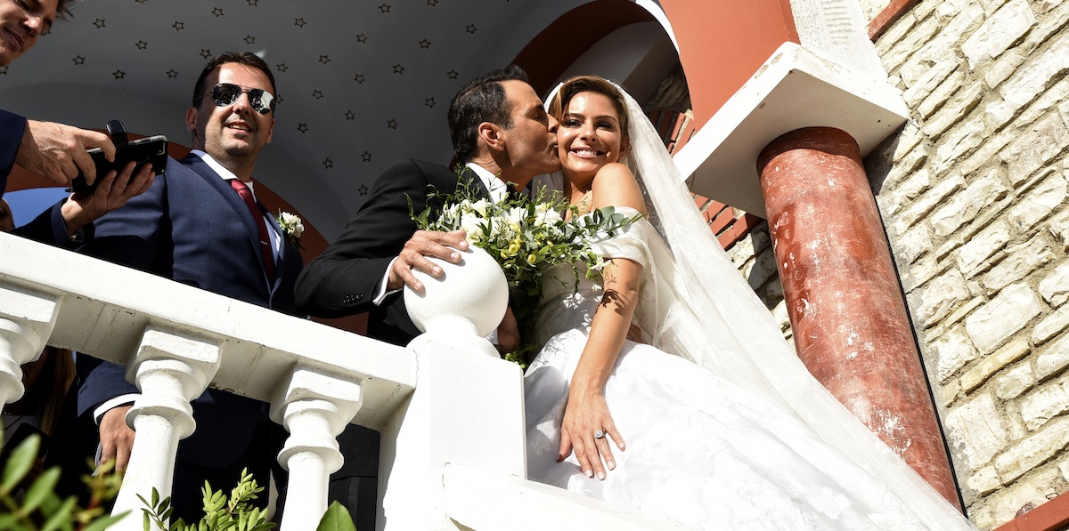 Peek Inside Medford Native Maria Menounos's Wedding in Greece